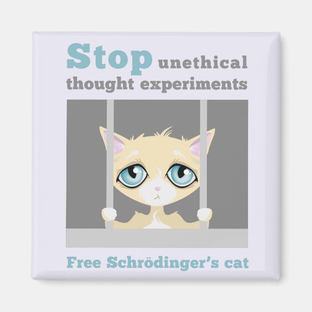 Free Schrodinger's Cat Magnet (Vorne)