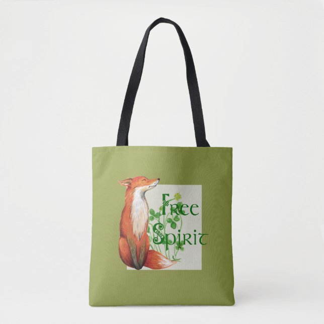 Free Spirit Fox Tote Bag (Vorderseite)