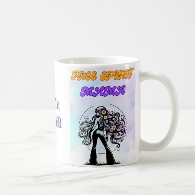 Free Spirit Mama: Eure innere Blume erobern Kaffeetasse (Rechts)
