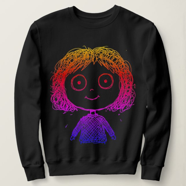 Free-Style Character - Color Gradient Sweatshirt (Design vorne)