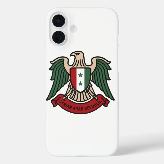 Free Syria Eagle Classic Case-Mate iPhone Hülle (Rückseite)