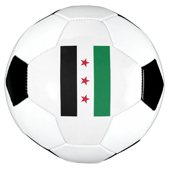 Free Syria Flag Soccer Ball (Gedreht)