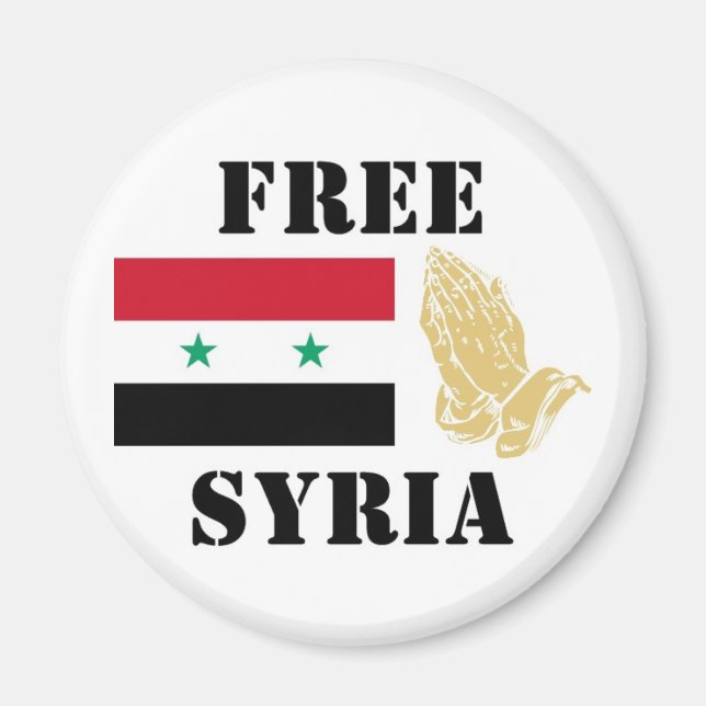 FREE SYRIEN MAGNET (Vorne)