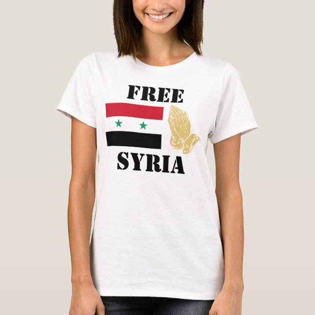 FREE SYRIEN T-Shirt (Vorderseite)