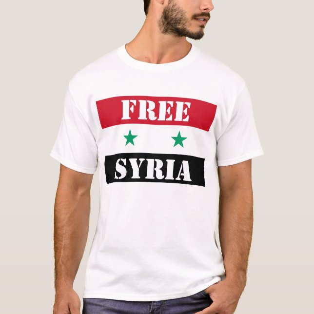 FREE SYRIEN T-Shirt (Vorderseite)
