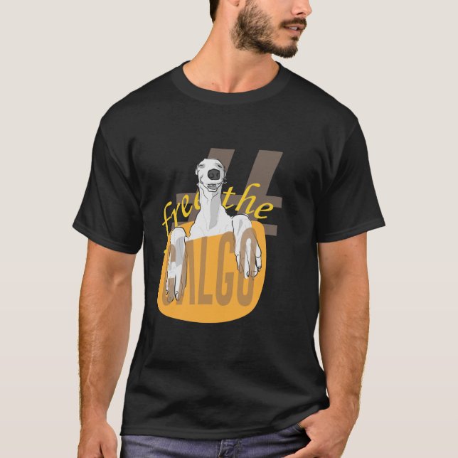 #free the galgo T-Shirt (Vorderseite)
