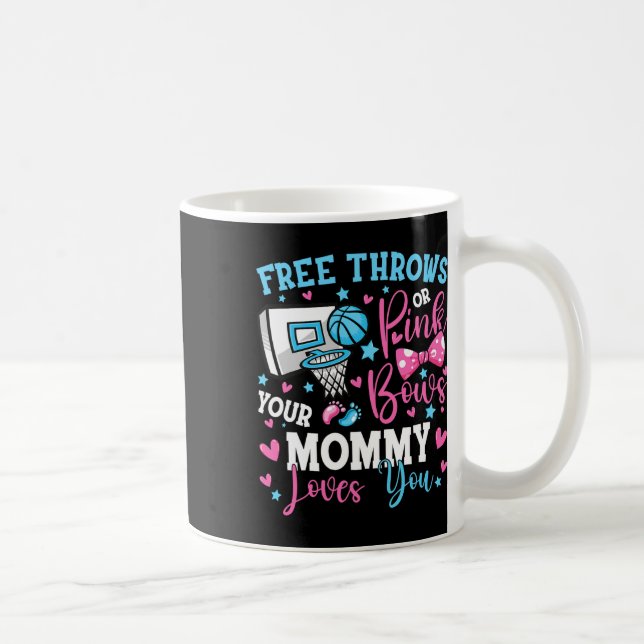 Free Throws oder Pink Bows Mommy Lieben, die Sie N Kaffeetasse (Rechts)