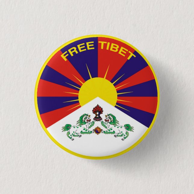Free Tibet Button (Vorderseite)
