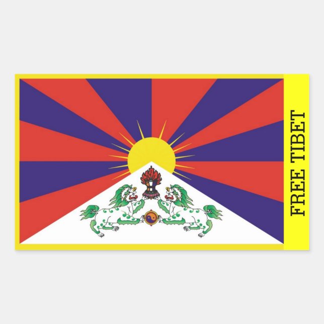 Free Tibet Sticker (Vorderseite)