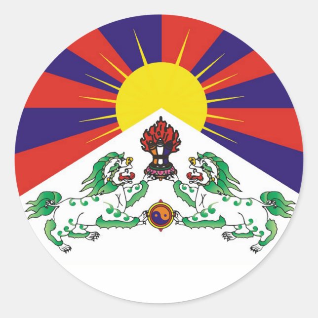 Free Tibet Stickers (Vorderseite)