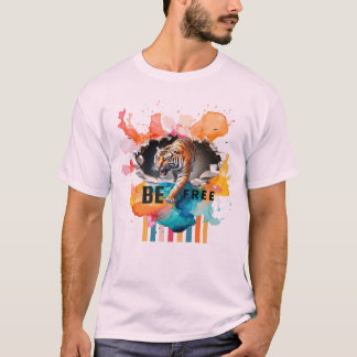 Free tiger design T Shirt