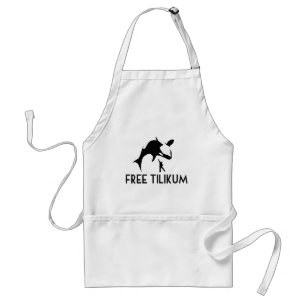 Free Tilikum Rette den Orca Killer Wal Schürze