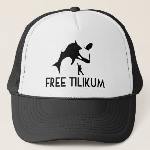 Free Tilikum Rette den Orca Killer Wal Truckerkappe