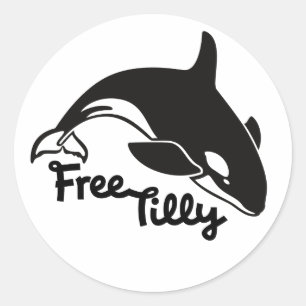 Free Tilly Runder Aufkleber