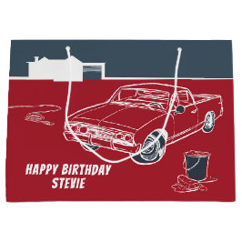 Free TIme Car Große Geschenktasche Große Geschenktüte