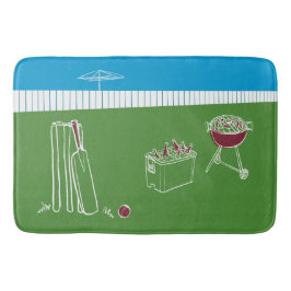 Free TIme Cricket Bath Mat Badematte