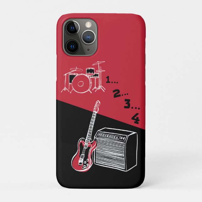 Free Time Rock Phone Case (Rückseite)