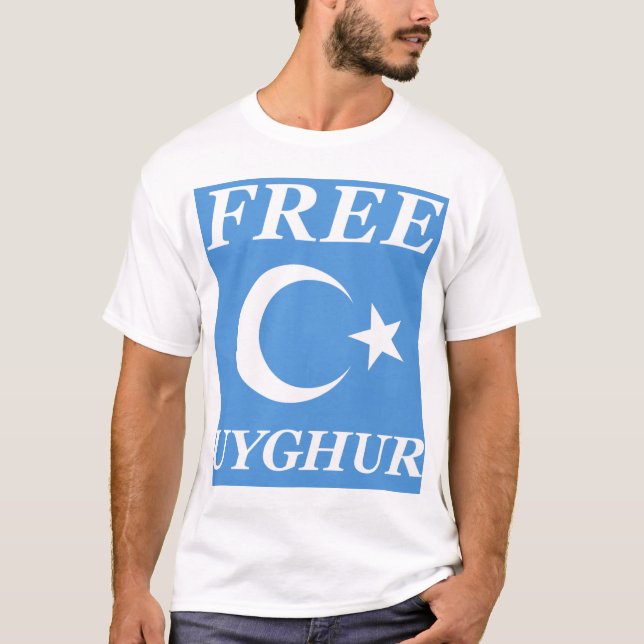 FREE UYGHUR T-Shirt (Vorderseite)