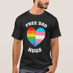 Free Vater Hugs LGBT Pride T-Shirt