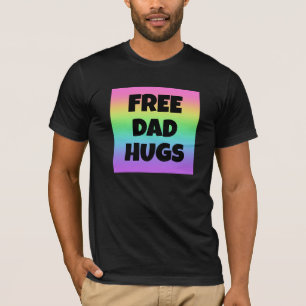 Free Vater Hugs Rainbow T-Shirt