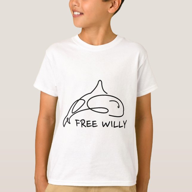 Free Willy T-Shirt (Vorderseite)