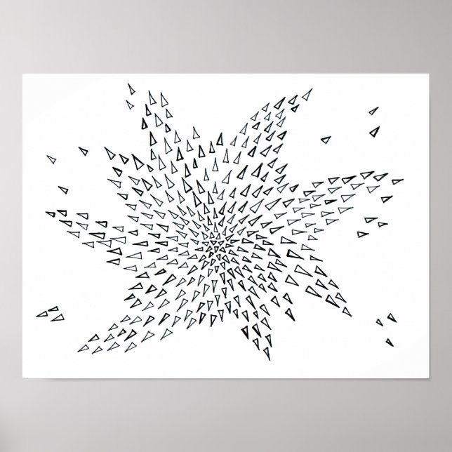 Free Yourself Abstract Poster (Vorne)