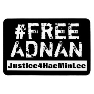 #FreeAdnan-Stoßpermagnet Magnet