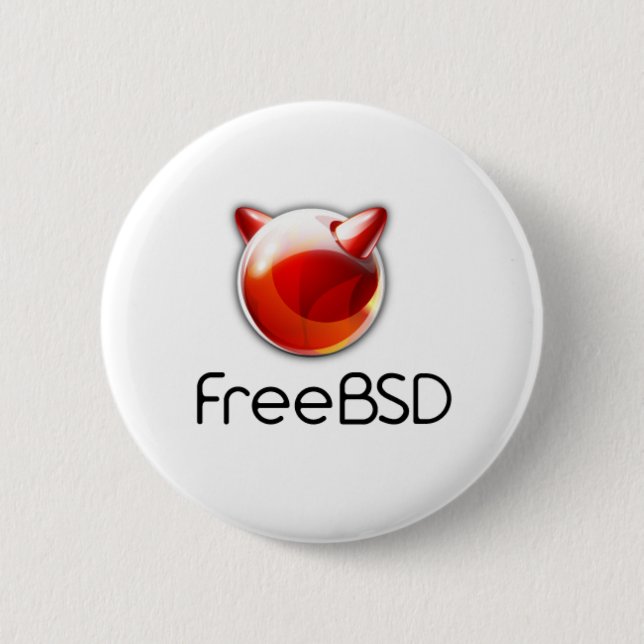 FreeBSD badge. Button (Vorderseite)