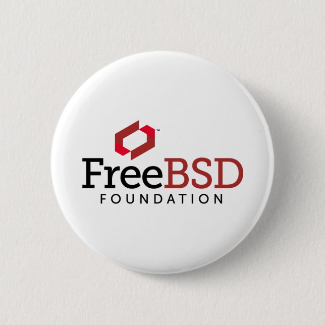FreeBSD-Grundlagen-Logo Button (Vorderseite)