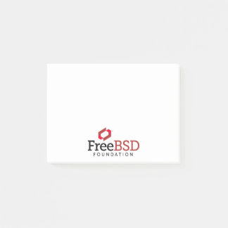 FreeBSD-Grundlagen-Logo Post-it Klebezettel
