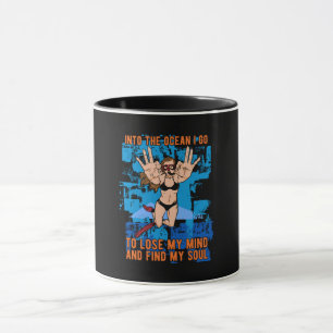 Freedive in den Ozean Freediving Apnoe Sea Tasse