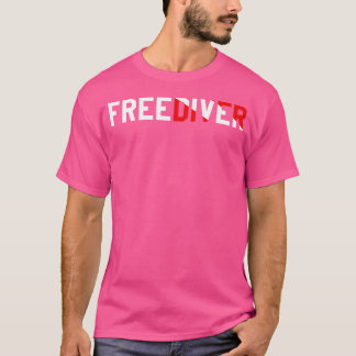 Freediver Dive Flag Freediving T-Shirt