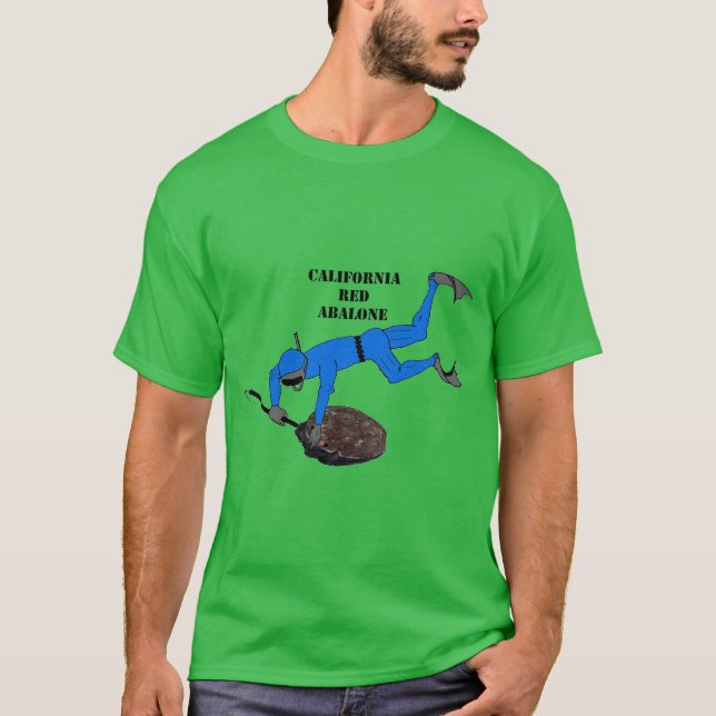 Freediving California Trophy Abalone Diver URM T-Shirt (Vorderseite)