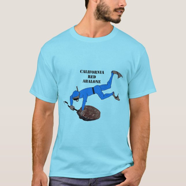 Freediving California Trophy Abalone Diver URM T-Shirt (Vorderseite)