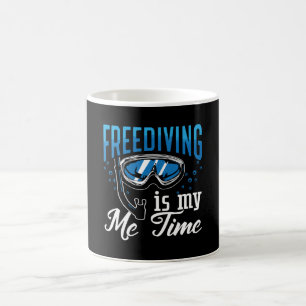 Freediving ist mein Me Time Spearfish Freediver Kaffeetasse