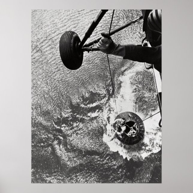 Freedom 7 Splashdown & Erholung Poster (Vorne)