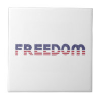 Freedom American Flag for Patriotic & Liberty Gift