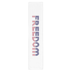 Freedom American Flag for Patriotic & Liberty Gift Kurzer Tischläufer