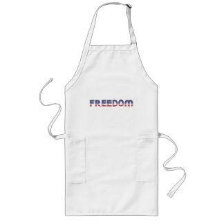 Freedom American Flag for Patriotic & Liberty Gift Lange Schürze