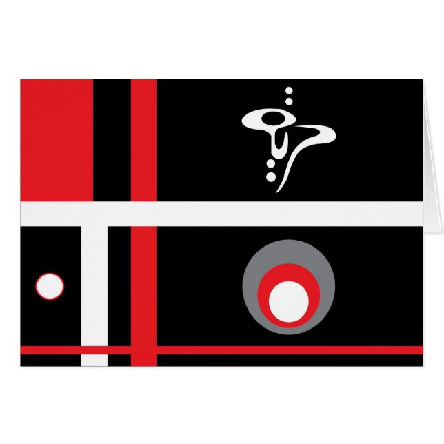 Freedom Arabic Caligraphy Card (Vorderseite (Horizontal))