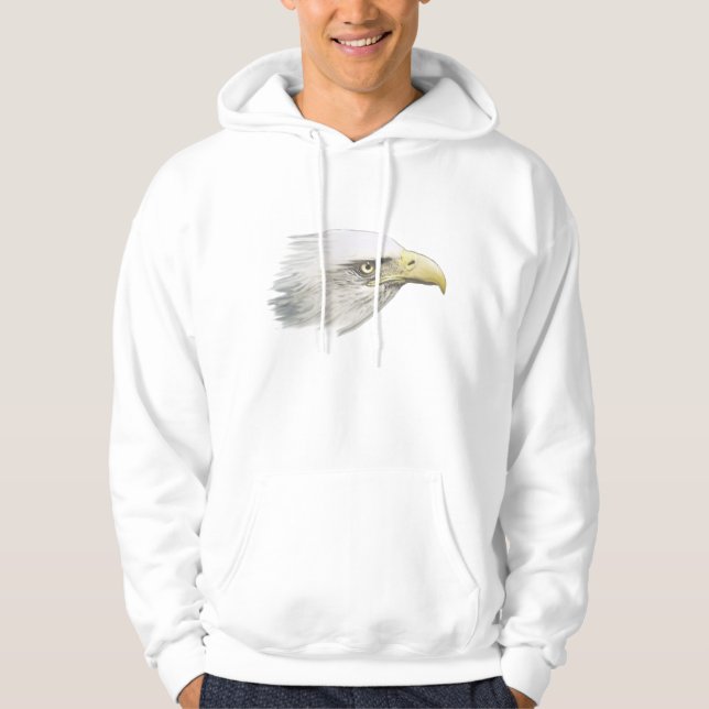 FREEDOM Bald Eagle Fashion Hoodie (Vorderseite)