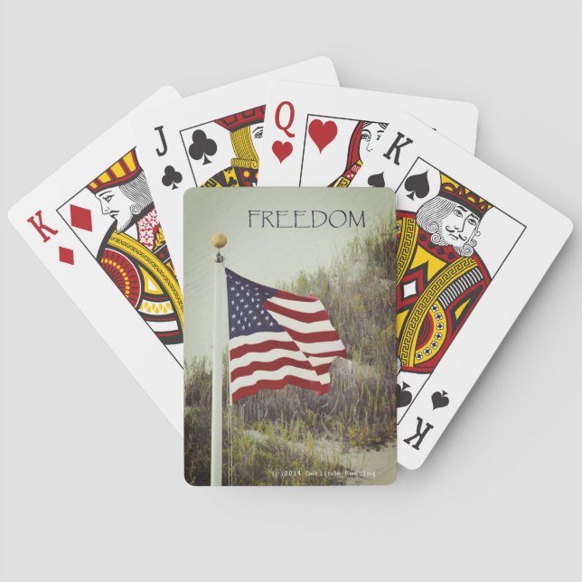FREEDOM Bicycle Playing Cards Spielkarten (Rückseite)