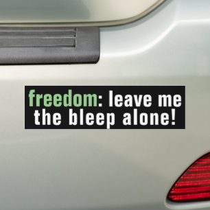 Freedom Bleep (dunkel) Autoaufkleber