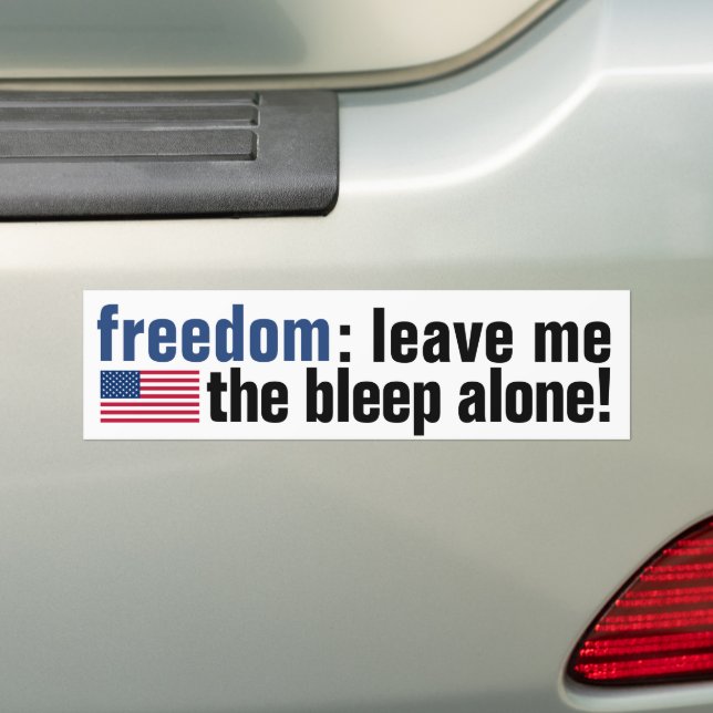 Freedom Bleep (v.2-Flag) Autoaufkleber (Auf Auto)