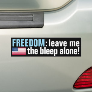 Freedom Bleep (v.2-Flag dunkel) Autoaufkleber