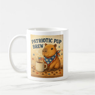 Freedom Brew Capybara Tasse - Patriotischer Rodent