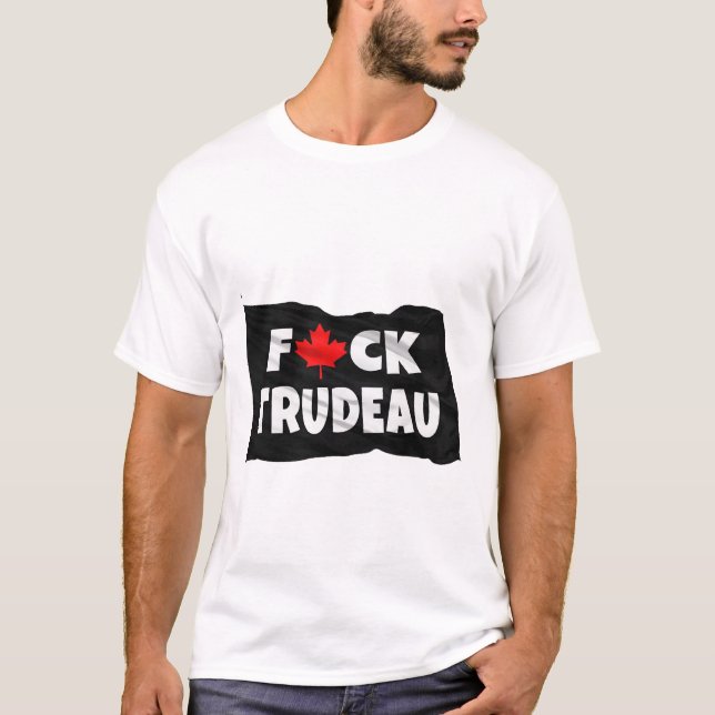 Freedom Convoy 2022-Fuck Trudeau Classic T-Shirt (Vorderseite)