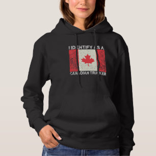 Freedom Convoy 2022 I identifiziere sich als kanad Hoodie