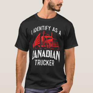 Freedom Convoy 2022 I identifiziere sich als kanad T-Shirt