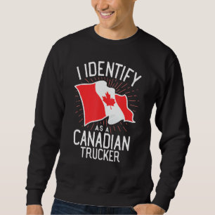 Freedom Convoy 2022 I identifiziert sich als kanad Sweatshirt